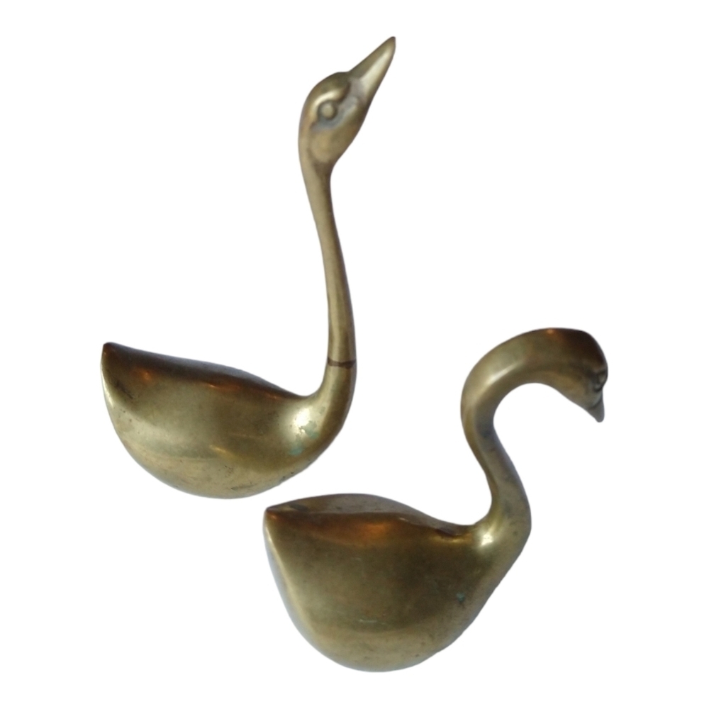 Pair of Brass Geese - Picture 9 of 12
